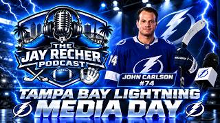 Tampa Bay Lightning Media Day : Lightning D John Carlson 9/16/26