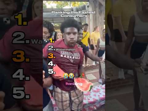 Ranking the FASTEST Consumers in the World ⚡️