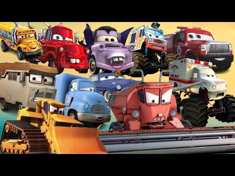 Looking For Disney Cars Lightning McQueen, Wrong Head Disney Cars, Luigi ,Brick Yardley, Snot Rod