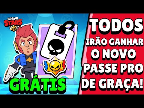 NOTÍCIA! TODO MUNDO VAI GANHAR o NOVO PASSE DE BATALHA *PRO* de GRAÇA no BRAWL STARS!