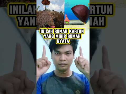 INILAH RUMAH KARTUN YANG MIRIP RUMAH NYATA #shorts #shortvideo