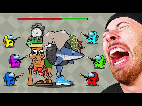 FUNNIEST Mini Crewmate vs Italian Brainrot Characters  (Among Us)
