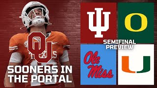 Sooners ON FIRE in Transfer Portal; Playoff Semifinals Preview