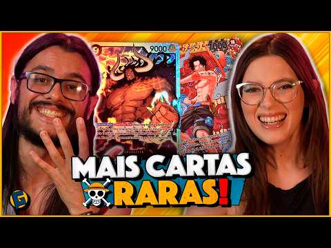 Abrimos 2 CAIXAS  de ONE PIECE CARD GAME! OP-08