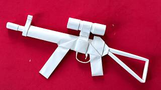 Cómo Hacer Una Pistola De Papel (UMP Sniper)  Manualidades Con Papel,