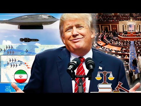 🇮🇷⚖️🇺🇸 ¿Violó la CONSTITUCIÓN Trump con la Operación MIDNIGHT HAMMER en IRÁN...? ⚠️