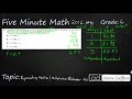 Understanding Additive and Multiplicative Relationships