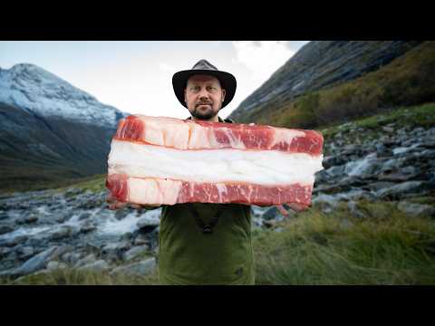 Die erste Steak Milchschnitte der Welt - ASMR Outdoor cooking