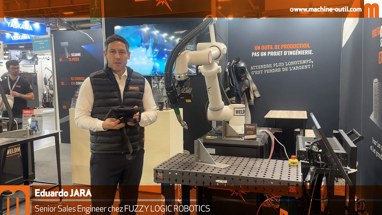 Robot de soudage sans programmation via une caméra 3D et l'IA Fuzzy