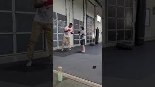 RockstarSkywalker works on big combos - Factory X - kids mma