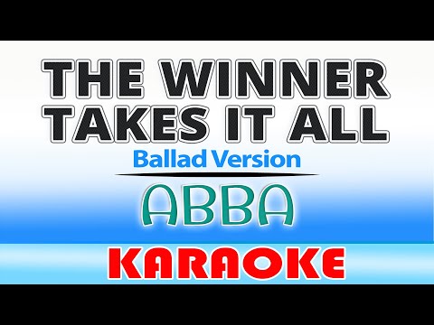 The Winner Takes It All – ABBA | Karaoke (Ballad Version)
