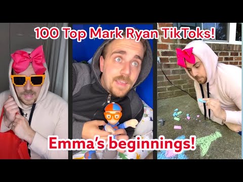 100 Top Mark Ryan TikToks! Emma’s beginnings! ALL OG Videos!