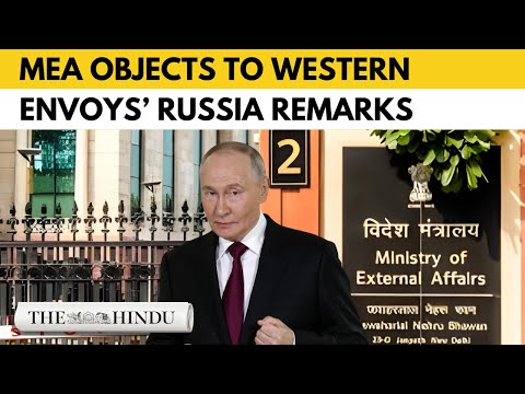 YouTube video thumbnail: India Terms U.K.–France–Germany Envoys’ Anti-Putin Article ‘Unacceptable’