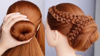 Easy Braided Bun Hairstyle | Most Beautiful Elegant Bun Hairstyle for Women