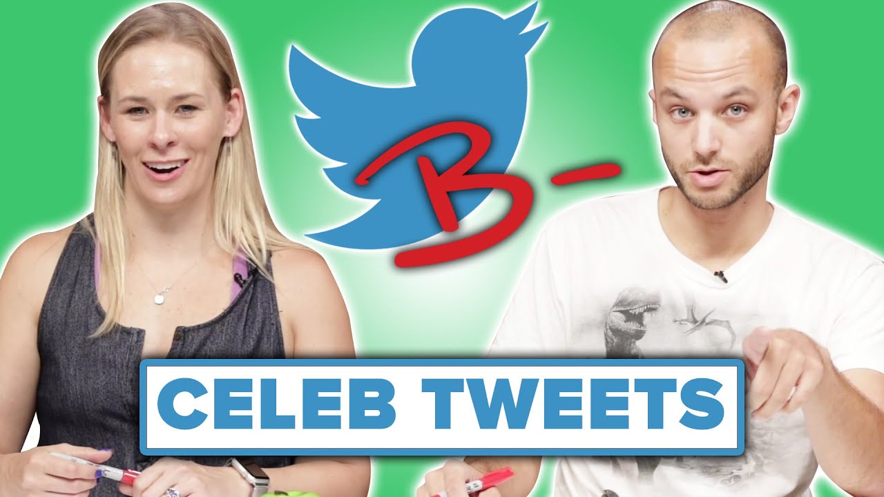 Teachers Grade Celebrity Tweets