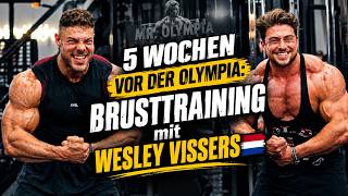 5 Wochen vor der Olympia: Brusttraining mit Wesley Vissers 🇳🇱