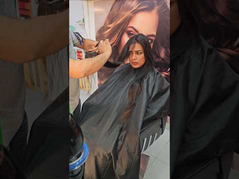 Finally I had to cut myhair, albeit not willingly๐ #hairhacks #viralhair #hairjourney #seemavineeth