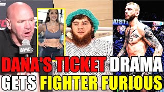Dana White gets UFC Fighter FURIOUS over Ticket Drama, UFC Main Event CANCELLED, Shara Bullet News