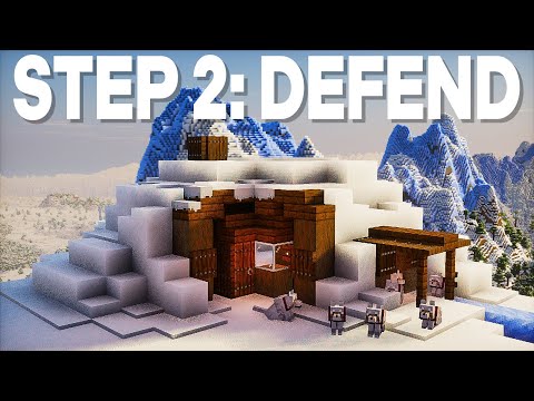 Barely Surviving Minecraft's Realistic Winter Mod 2