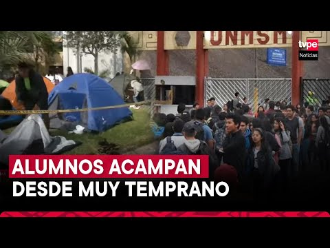 Universidad San Marcos: largas filas por tradicional desayuno y almuerzo navideño