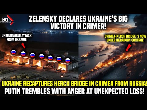 Cries of Victory in Crimea: Ukraine Bombs Russian Warplanes! Kerch Bridge Recaptured from Russians!