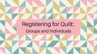 Quilt Group Instructions 2026