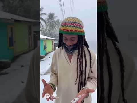 Snow in Jamaica!