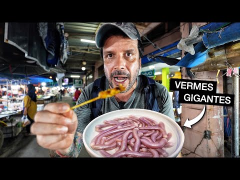 Provando COMIDAS EXÓTICAS em Phuket na Tailândia!! 🇹🇭