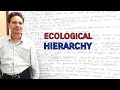 Ecological Hierarchy Concepts