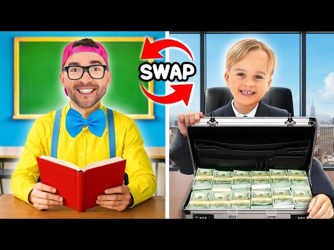 Anak berpura-pura menjadi orang tua Paman