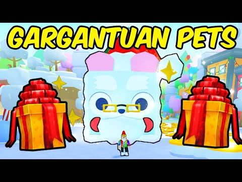 HATCHING GARGANTUAN PETS IS HERE in PET SIMULATOR 99!