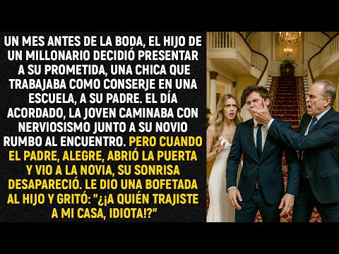 Un mes antes de la boda, el hijo de un millonario decidió presentar a su prometida, una chica...