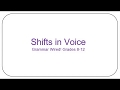 Exploring Shifts in Active and Passive Voice