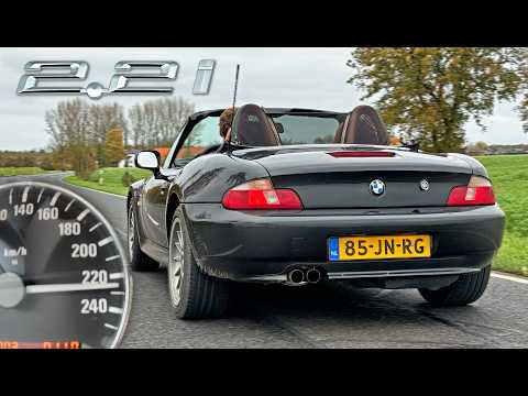 2002 BMW Z3 2.2i 100-200 SOUND & TOP SPEED on AUTOBAHN