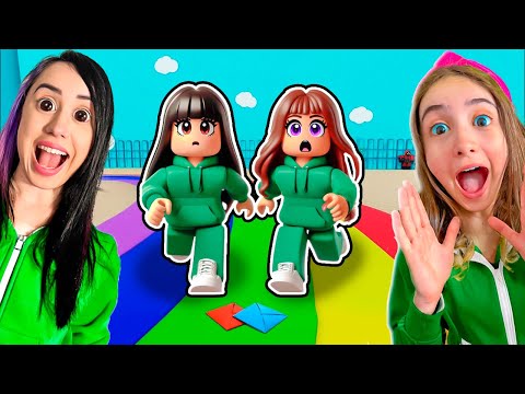 MÃE e ASHLEY no ROUND 6 do ROBLOX! *NOVOS* JOGOS do ROUND 6