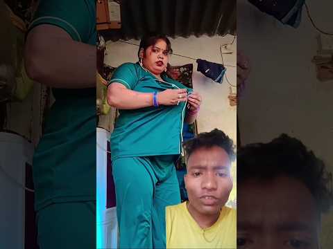 is aunty Ko dekho kya dress pahna#shorts #comedy