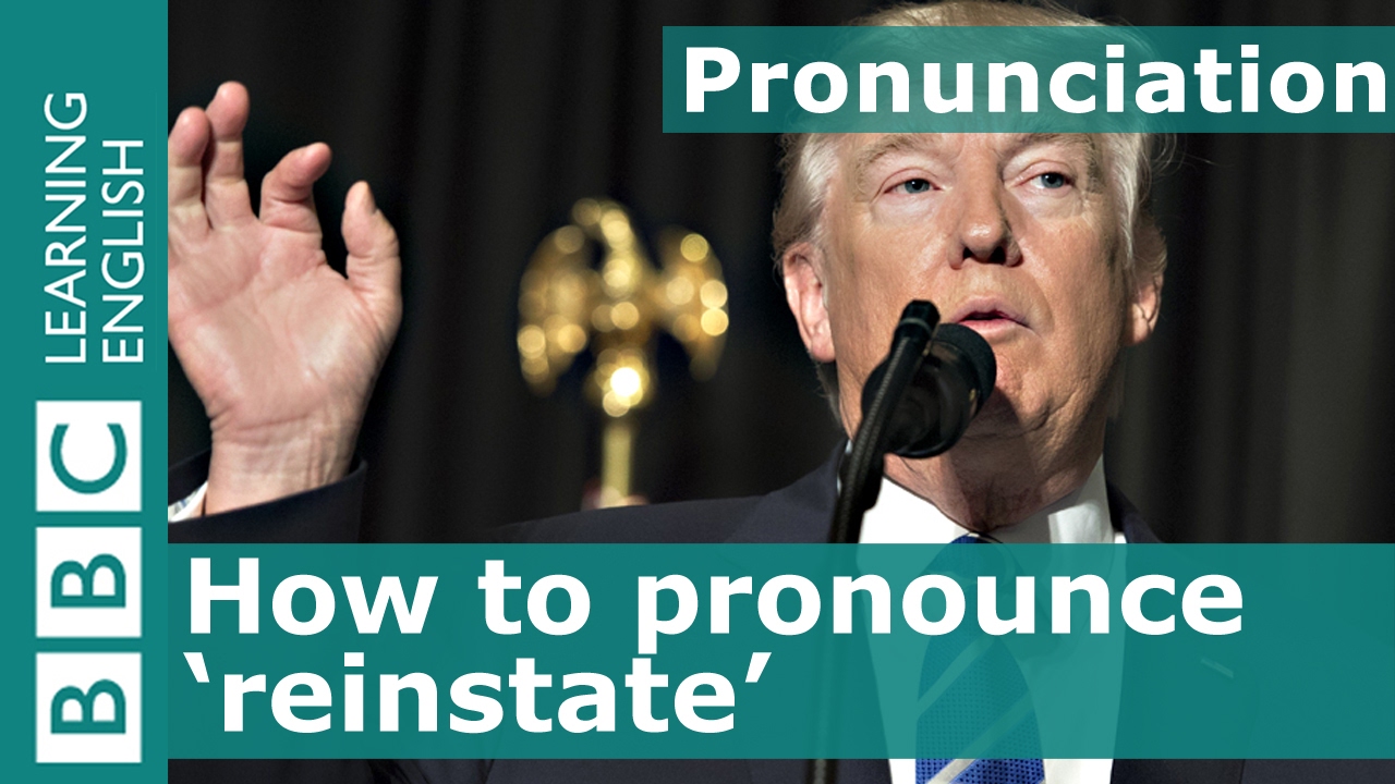 Pronunciation: How to say 'reinstate'