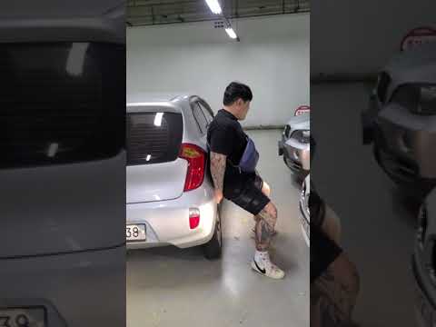 건달의 무개념주차 참교육하기 ㅋㅋ #shorts