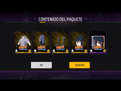 ESTO GASTÉ PARA CONSEGUIR LA NUEVA SKIN DE SASUKE en FREE FIRE 😱