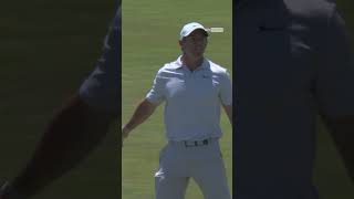 Rory McIlroy was NOT happy after this approach shot 🤬 #golf #rorymcilroy #shorts