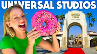 We Ate The Unhealthiest Universal Foods For 24 Hours! 🇺🇸 Hollywood, USA