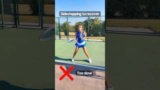 How’s your recovery? 🎾 make sure to make a big crossover to recover faster and be more effective!