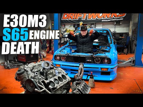 Not good! S65 in my E30 M3 Track Car turns into Cheese