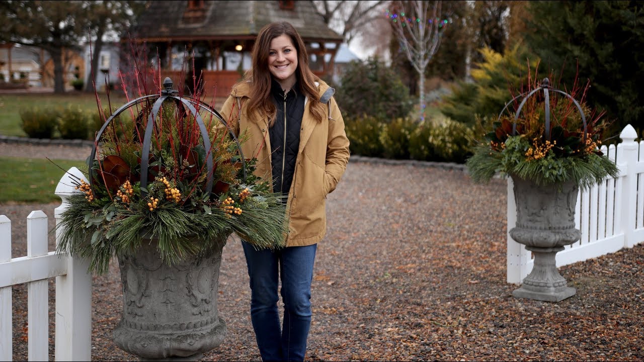 Filling up My Urns for Christmas!