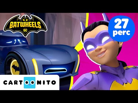 🚗 Bam izgalmas gothami kalandjai |Batwing a Batgirl-motor ellen|Batwheels | Cartoonito