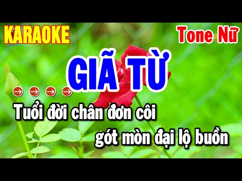 Karaoke Gĩa Từ Tone Nữ Nhạc Sống Beat Hay Nhất 2025 | Thanh Hải