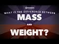 Exploring the Distinction Between Mass and Weight