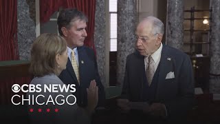 YouTube video thumbnail: Lindsey Graham's Sister Sworn in After Senator's Sudden Death