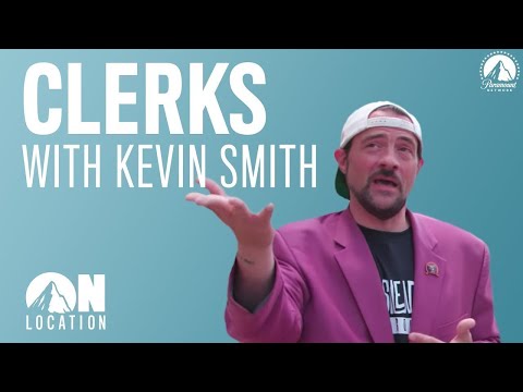 Kevin Smith at the Real-Life Quick Stop from “Clerks”