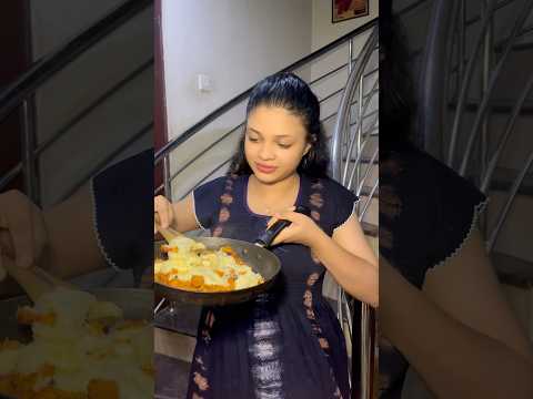 Night cooking🌯 cheesy chicken curry 😋must try item😍#shorts #shortsfeed #trending